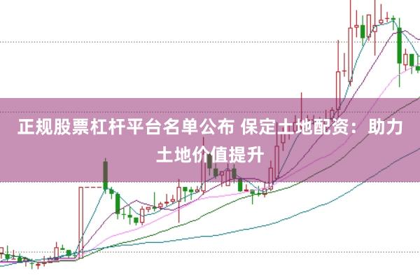 正规股票杠杆平台名单公布 保定土地配资：助力土地价值提升