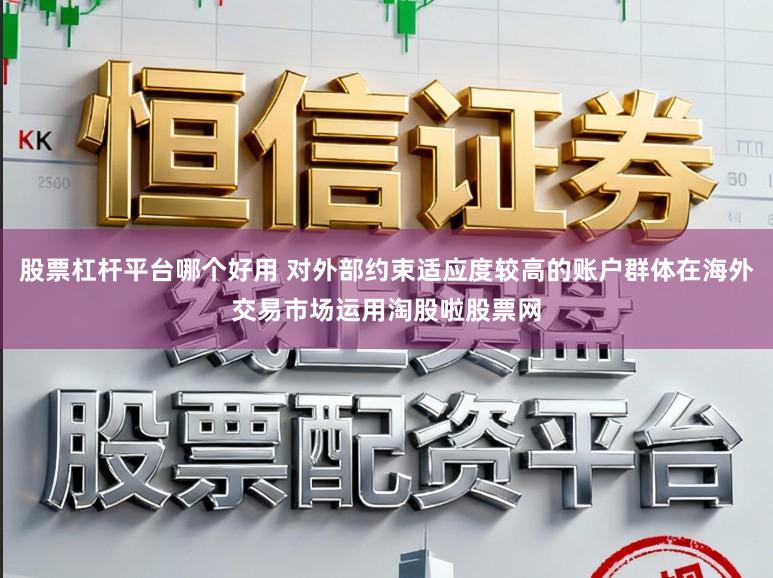 股票杠杆平台哪个好用 对外部约束适应度较高的账户群体在海外交易市场运用淘股啦股票网